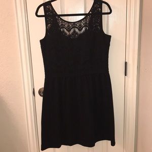 Lilly Pulitzer Black Lace Dress SIZE L
